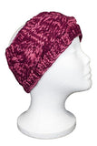 Phyllis Cable Knit Headband Pink / Purple