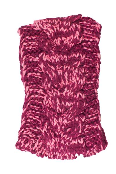 Phyllis Cable Knit Headband Pink / Purple