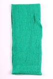 Robin Skinny Knit Infinity Scarf Green