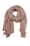 Rosey Blanket Scarf Taupe