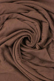 Shirley Soft Jersey Infinity Scarf Brown