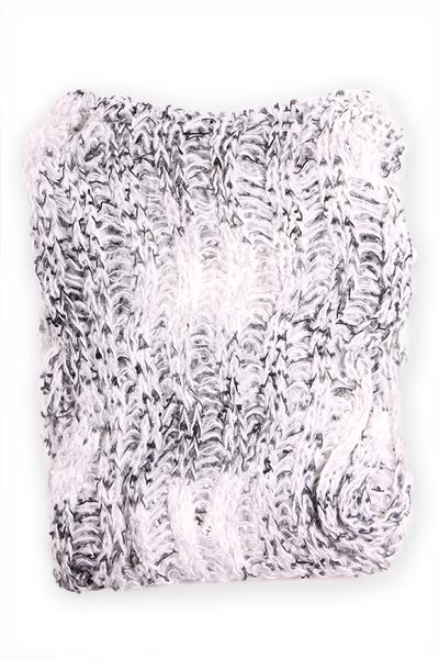 Stella Infinity Scarf-White