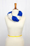 Terri Lace Infinity Scarf Blue