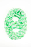 Tori Chevron Scarf Green