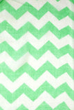 Tori Chevron Scarf Green